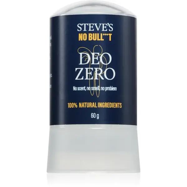 Steve's No Bull***t Deo Zero deodorant solid natural pentru bărbați și femei 60 g