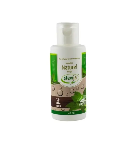 Stevia Indulcitor lichid din stevie, natural, 40 ml