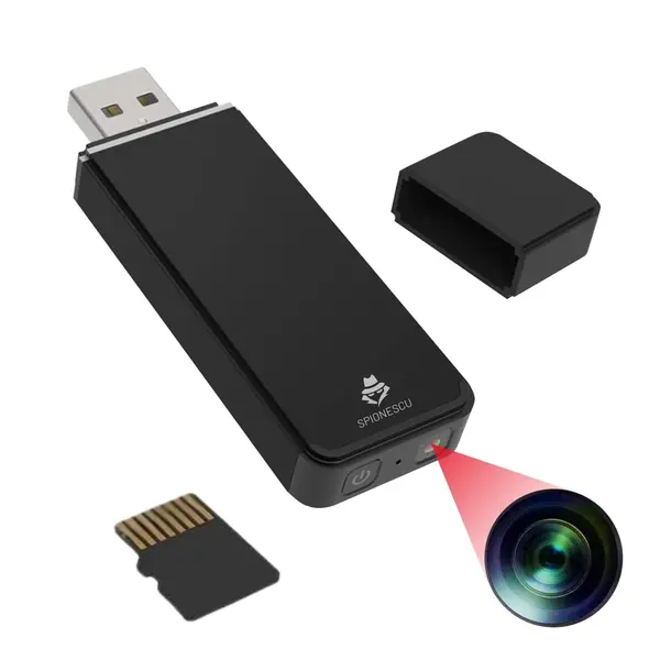 Stick cu camera ascunsa, rezolutie 1080P, detectie miscare, baterie 600 mAh, inregistrare ciclica, avertizare prin vibratii, timp de filmare 4 ore