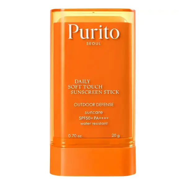 Stick pentru fata, SPF50+, Daily Soft Touch Sunscreen, 20 g, Purito