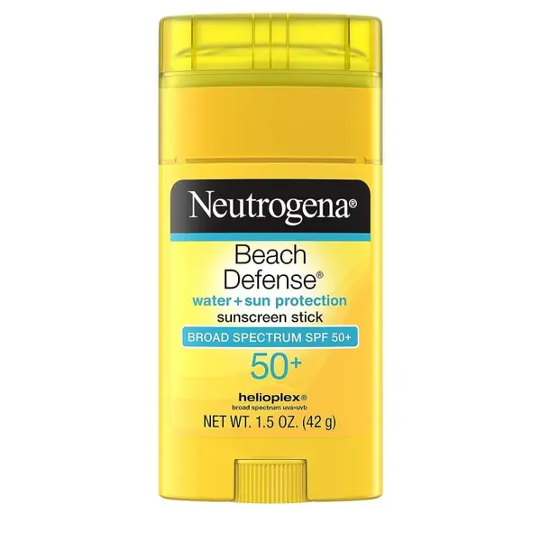 Stick Protectie Solara, Neutrogena, Beach Defense, impotriva UVA si UVB, Rezistent la Apa, SPF 50, 42gr