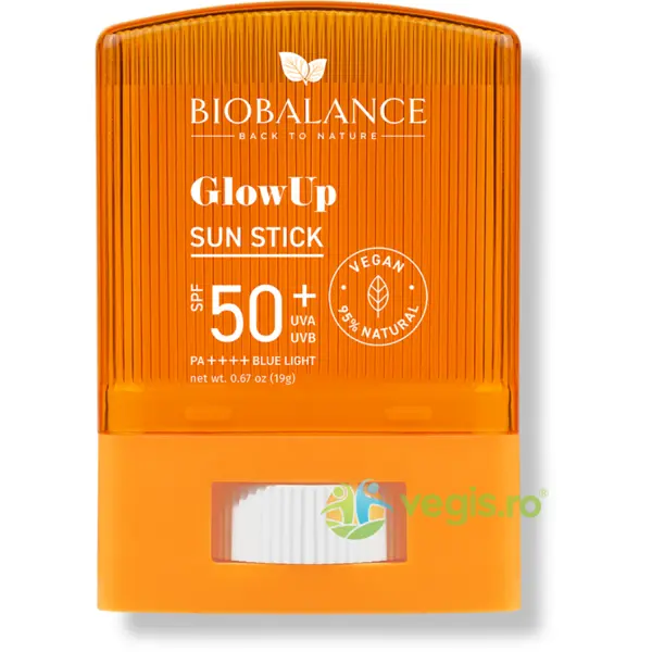 Stick Protectie Solara SPF 50+ UVA si UVB, PA++++ Blue Light Glow Up 19g