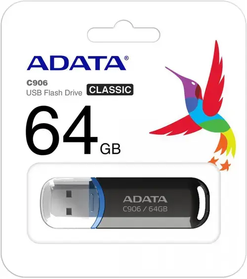 Stick USB A-DATA AC906-64G-RBK