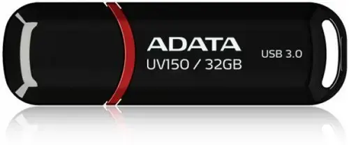 Stick USB A-DATA UV150 32GB, USB 3.0 (Negru)