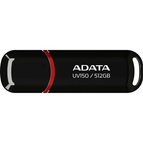 Stick USB ADATA UV150, 512GB, USB 3.0 (Negru)