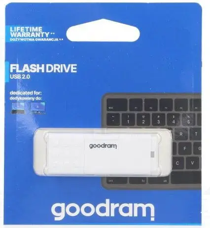 Stick USB GOODRAM UME2, 8GB, USB 2.0 (Alb)
