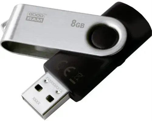 Stick USB GOODRAM UTS2, 8GB, USB 2.0 (Negru)