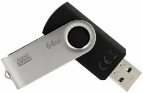 Stick USB GOODRAM UTS3, 64GB, USB 3.0 (Negru)