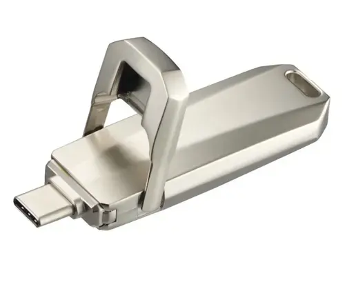 Stick USB Hama Uni-C Deluxe, USB-C, 256GB (Argintiu)
