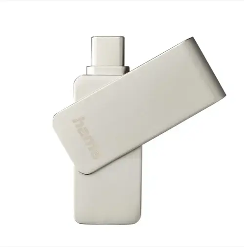 Stick USB Hama Uni-C Rotate Pro, USB-C 128 GB (Argintiu)