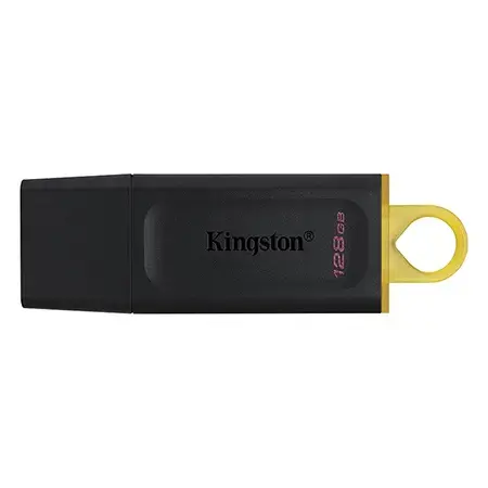 Stick USB Kingston, 128GB DT, USB 3.2 Gen1 (Negru)