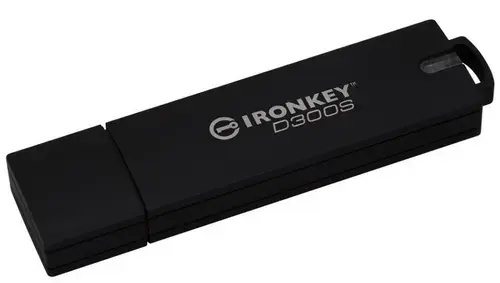 Stick USB Kingston IronKey D300S, 32GB, USB 3.1 (Negru)