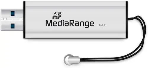 Stick USB MediaRange MR915, 16GB, USB 3.0 (Argintiu)