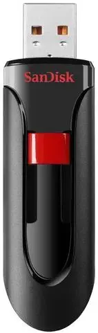Stick USB SanDisk Cruzer Glide, 32GB (Negru/Rosu)