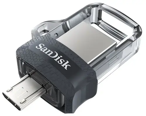 Stick USB Sandisk Ultra Dual Drive, 256GB, USB 3.0 (Gri)