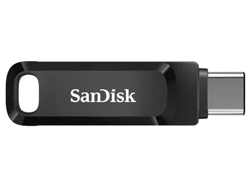 Stick USB SanDisk Ultra Dual Drive Go, 128GB, USB 3.0, USB Type-C (Negru)