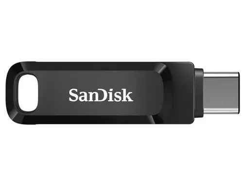 Stick USB SanDisk Ultra Dual Drive GO, 256GB, USB Type-C (Negru)