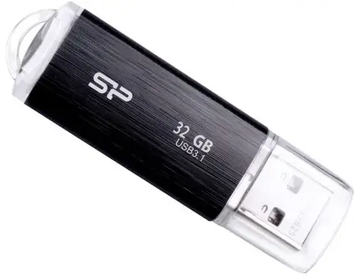 Stick USB Silicon Power Blaze B02, 32GB, USB 3.1 (Negru)