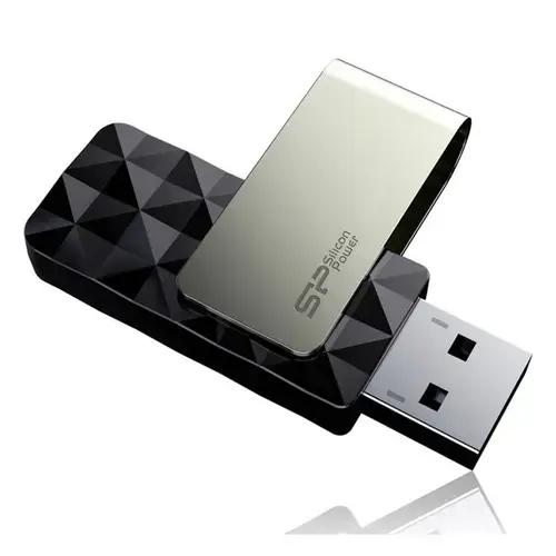Stick USB Silicon Power Blaze B30, 128GB USB3.0, Negru