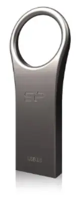 Stick USB Silicon Power Jewel J80, 16GB, USB 3.0 (Argintiu)