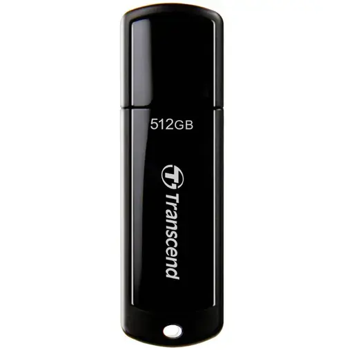 Stick USB Transcend JetFlash 700 512GB, USB 3.1 Gen 1 (Negru)