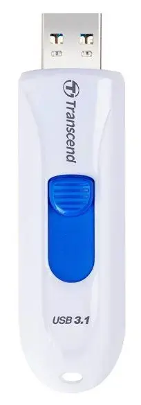 Stick USB Transcend JetFlash 790, 128GB, USB 3.1 (Alb)