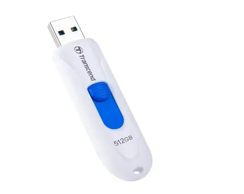 Stick USB Transcend JetFlash 790 512GB (Alb/Albastru)