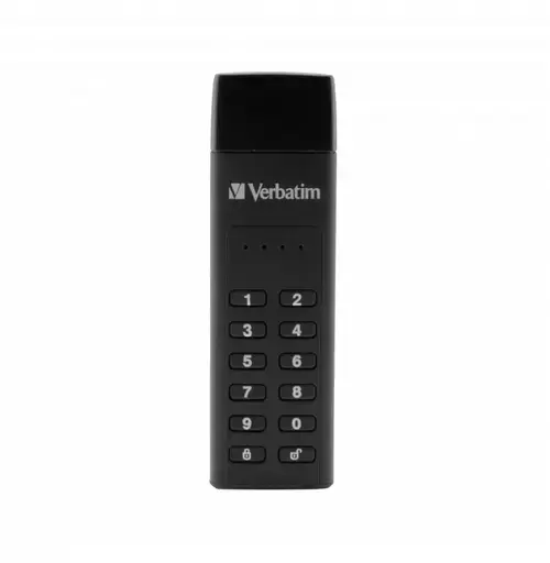 Stick USB Verbatim Keypad Secure, 32GB, USB 3.0 (Negru)