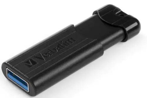 Stick USB Verbatim Pinstripe, USB 3.0, 16GB (Negru)