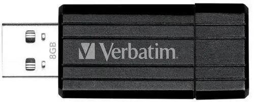 Stick USB Verbatim Store n Go PinStripe 8GB (Negru)
