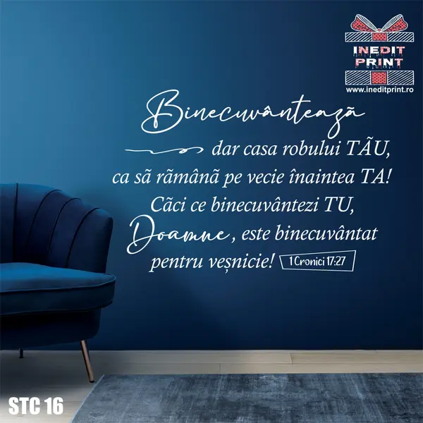 Sticker 1 Cronici 17:27 STC16 145x93 cm