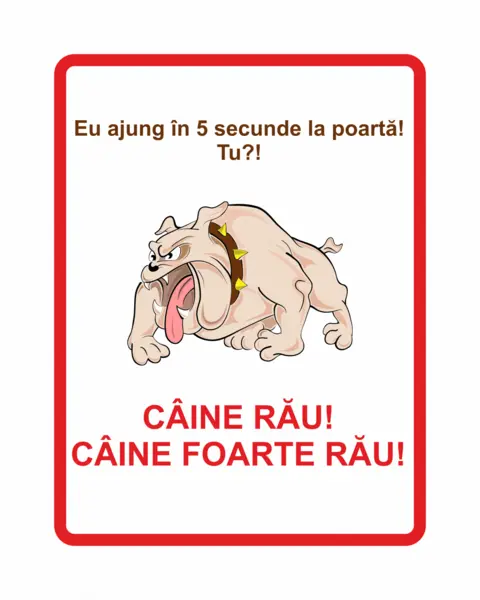 Sticker Caine foarte rau! STK16