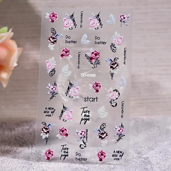 Sticker Decor Unghii 5D-0369 - Everin