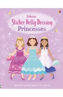 Sticker Dolly Dressing Princesses - Fiona Watt