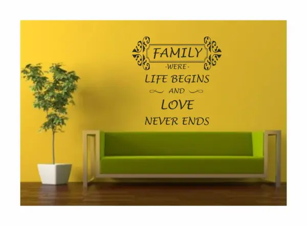 Sticker Family SP4 120x120cm