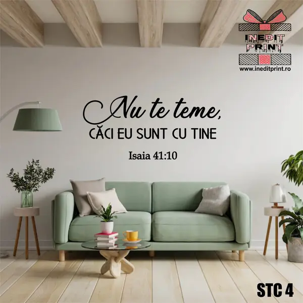 Sticker Isaia 41:10 STC4 115x53 cm