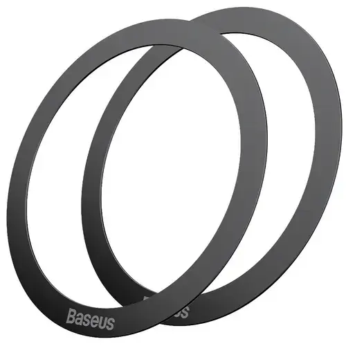 Sticker Metalic Baseus Halo Series, Set 2 bucati, PCCH000001, Negru