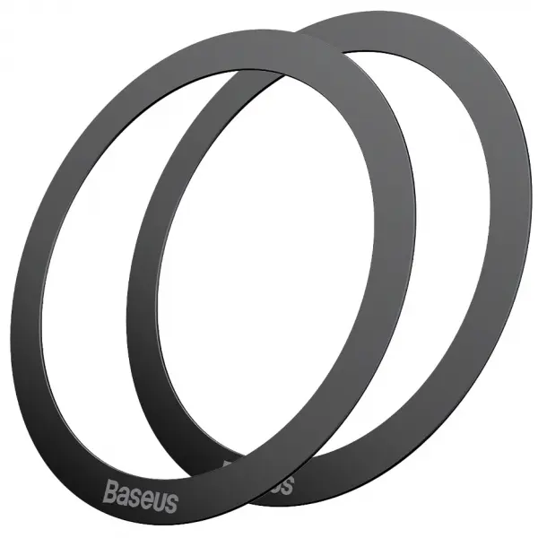 Sticker Metalic Baseus Halo, Set 2 bucati, Negru PCCH000001