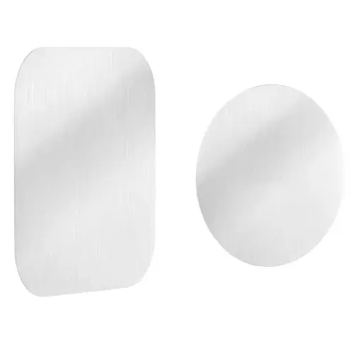 Sticker Metalic OEM, Set 2 bucati, Argintiu
