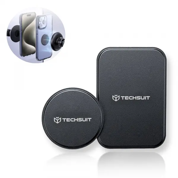 Sticker Metalic Techsuit MP02 2in1, Negru