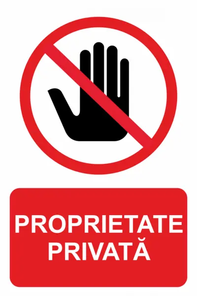 Sticker Proprietate privata STK5