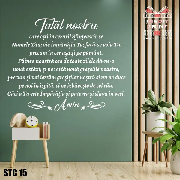 Sticker Tatal Nostru STC15 115X91 cm