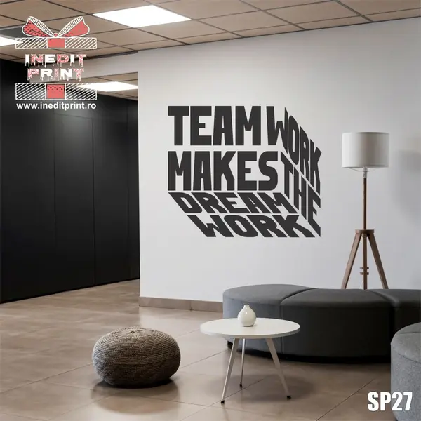 Sticker TEAM WORK SP27 80x68 cm
