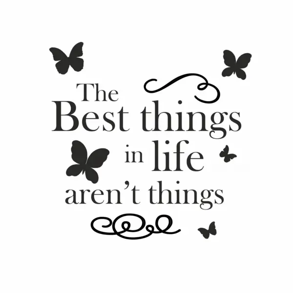 Sticker The best things SP16 120x120cm