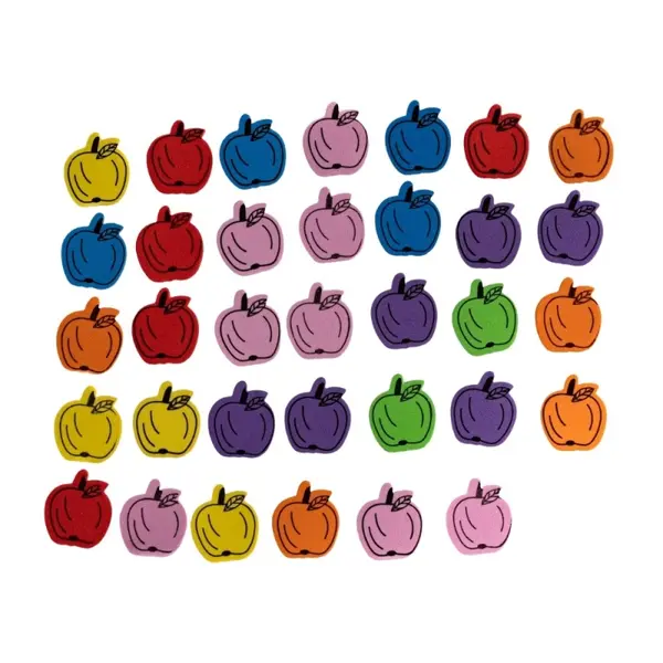 Stickere din hartie gumata pentru activitati craft, mar,diverse culori,8 grame