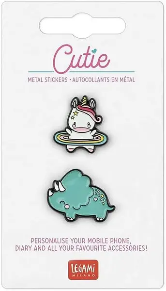Stickere metalice Legami - Unicorn, 2 buc