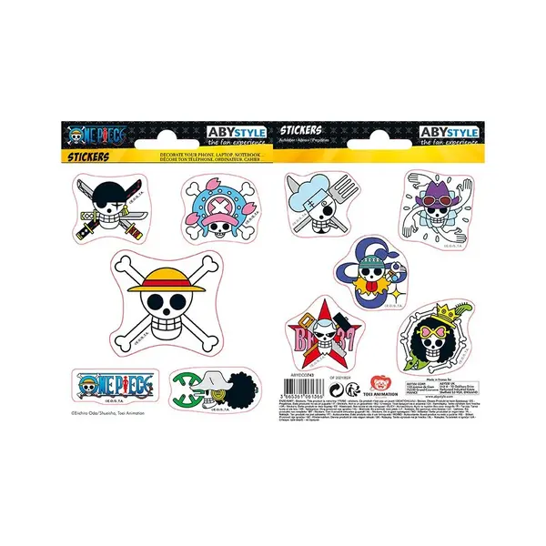 Stickere One Piece - 16 x11 cm - Straw Hat Skulls