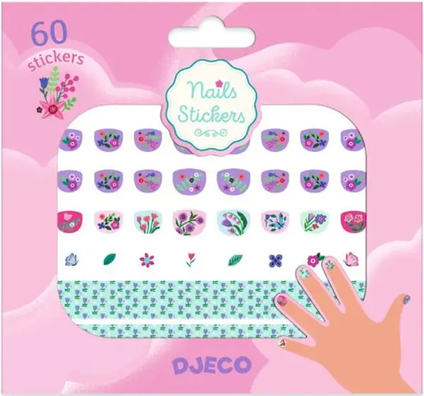 Stickere pentru unghii Djeco - Mini flori