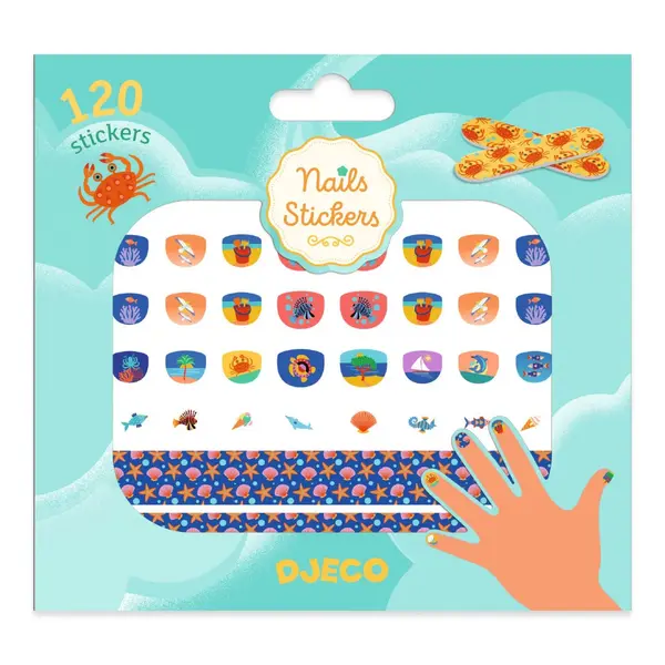 Stickere pentru unghii model mediteranean, Djeco