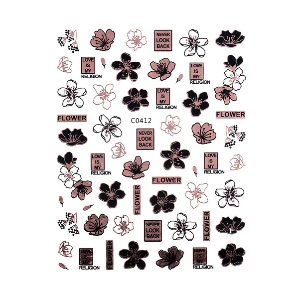 Stickere Unghii SensoPRO Milano, Rose Nature C0412
